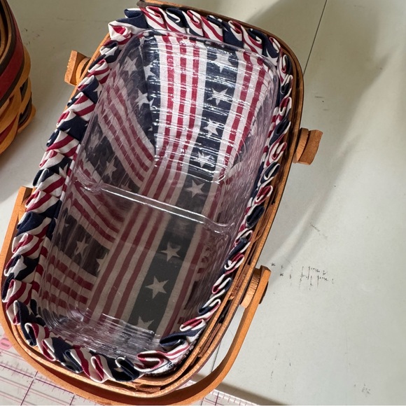 🇺🇸 🧺 Longaberger Patriotic Basket Set - Picture 8 of 14
